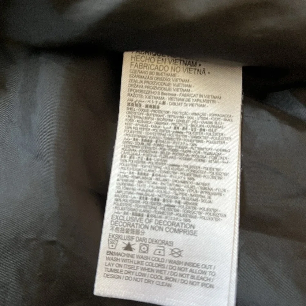 Hurley Puffer Coat Boys Size Small Blue Full Zip Good - Picture 5 of 6